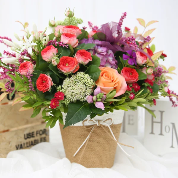 Sunlit Blossoms Basket 3