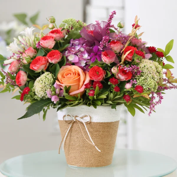 Sunlit Blossoms Basket 4
