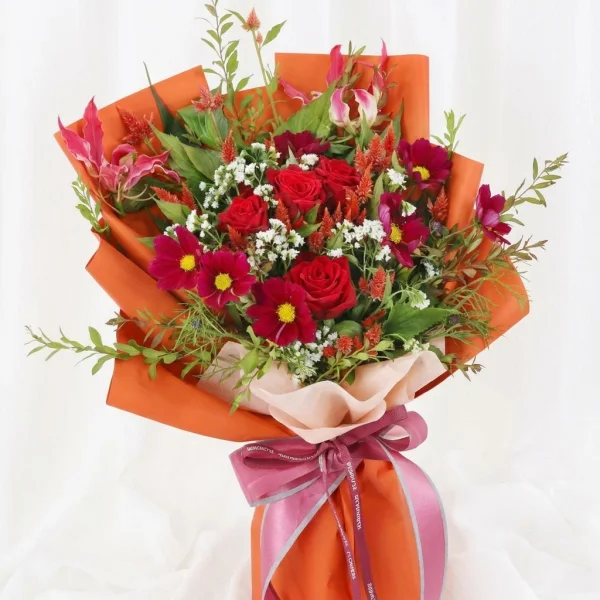 Crimson Sunset Bouquet