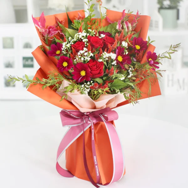 Crimson Sunset Bouquet 2