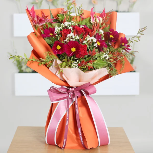 Crimson Sunset Bouquet 4