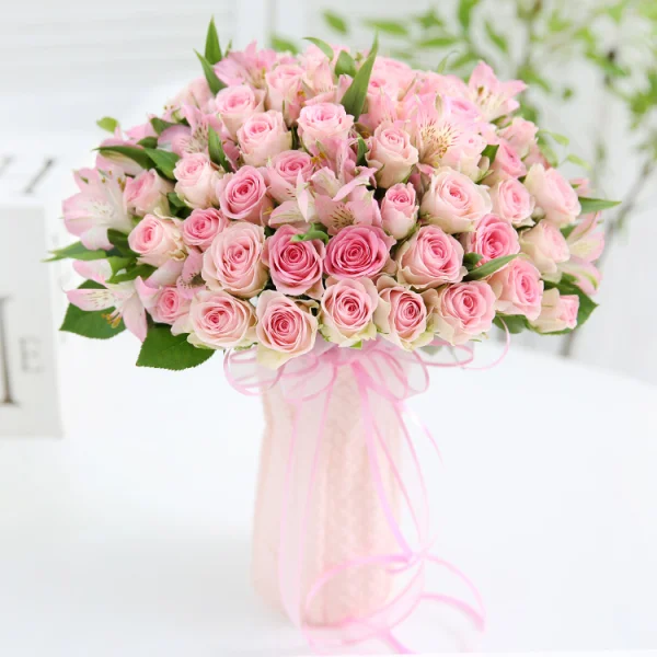 Blushing Elegance Bouquet 2