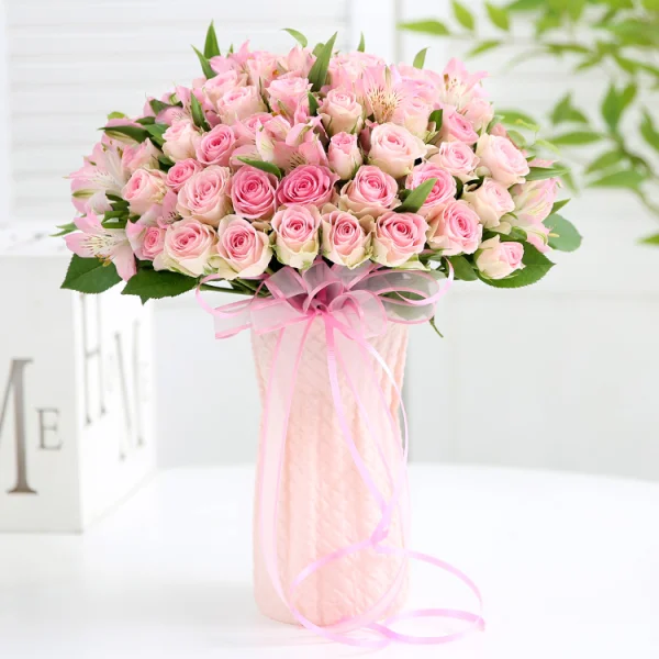 Blushing Elegance Bouquet 3
