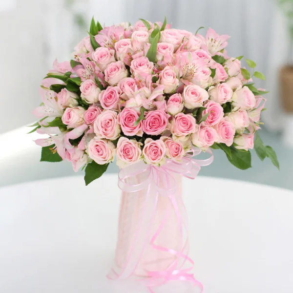Blushing Elegance Bouquet 5